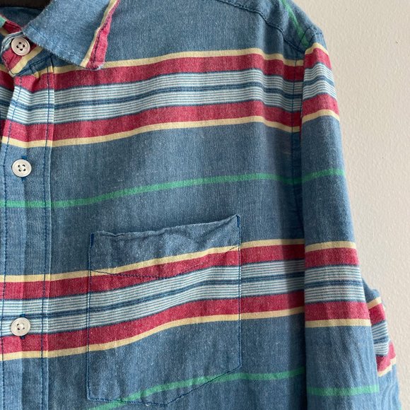 Hawkings McGill Mens S Long Sleeve Multicolor Button Down - Picture 4 of 6